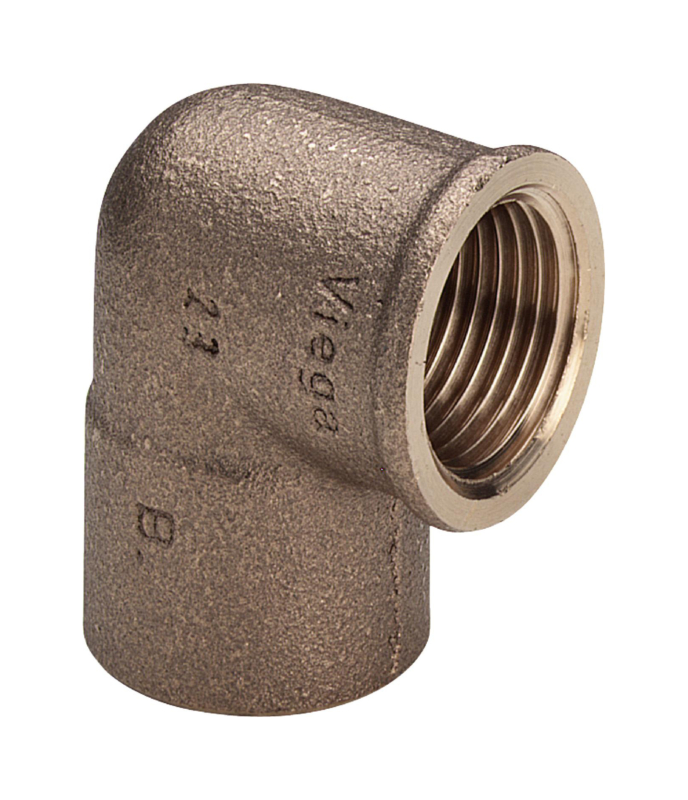 Kolano do lutowania, przejście 22 mm LW x 1/2" GW (4090g)