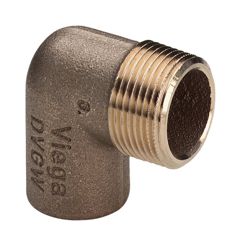 Kolano do lutowania, przejście 15 mm LW x 3/4" GZ (4092g)