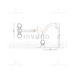 Bateria MODENA umywalkowa stojąca wylewka 15 cm