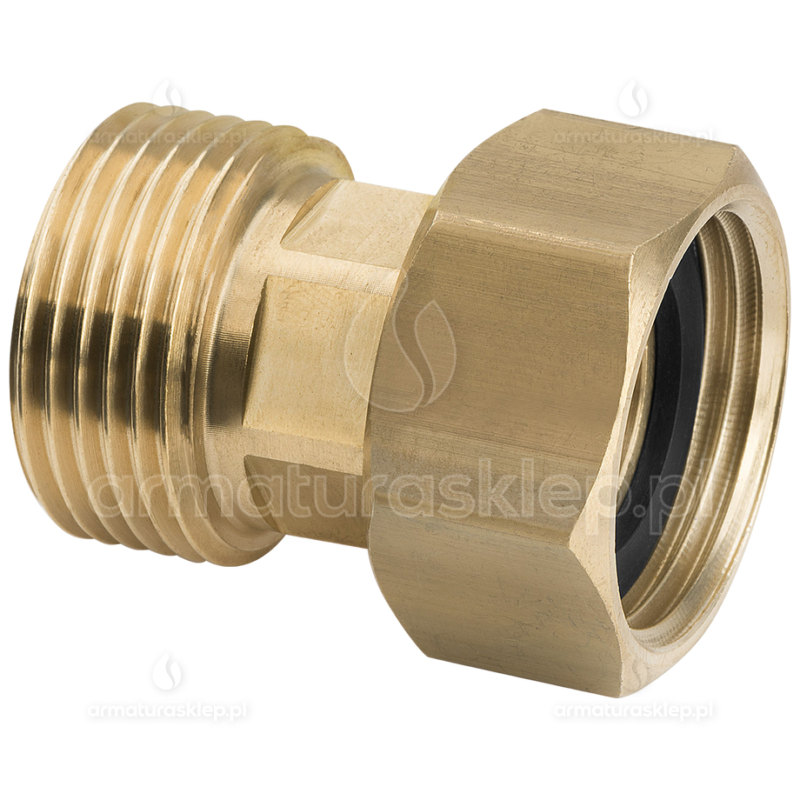 PÓŁŚRUBUNEK mosiężny UNIWERSALNY PROSTY 1/2"x1/2" mosiądz do kotła