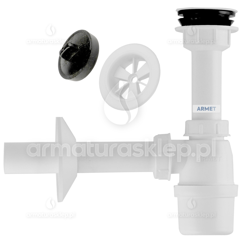 SYFON umywalki fi 32 umywalkowy sitko 50 mm plastikowe SYF013