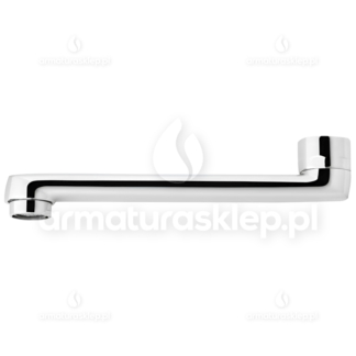 WYLEWKA płaska do baterii ściennej 1-uchwytowej 150 mm