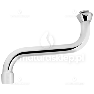 WYLEWKA rurkowa do baterii ściennej 3/4" S 250 mm