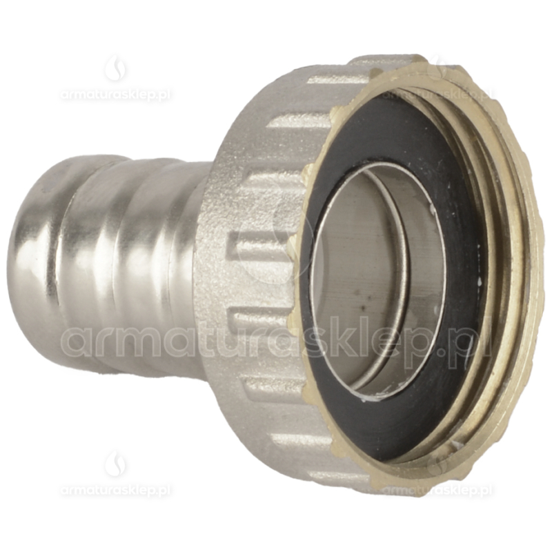 KOŃCÓWKA zaworu kranu czerpalnego 1/2" (GW 3/4") spust wylewka na wąż 14mm