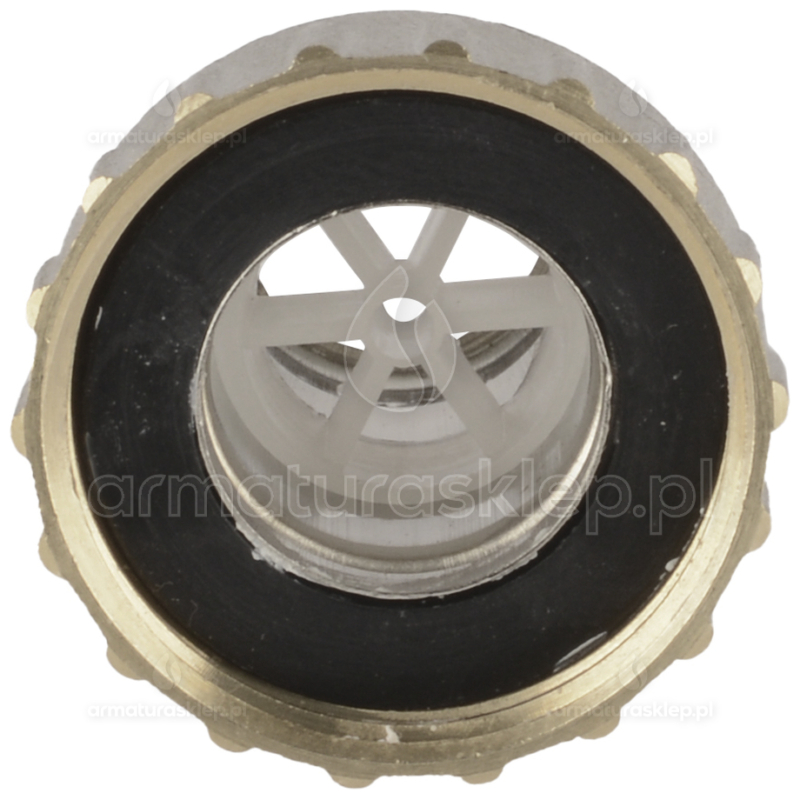 KOŃCÓWKA zaworu kranu czerpalnego 1/2" (GW 3/4") spust wylewka na wąż 14mm