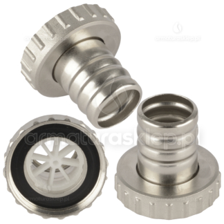 KOŃCÓWKA zaworu kranu czerpalnego 3/4" (GW 1") spust wylewka na wąż 20mm