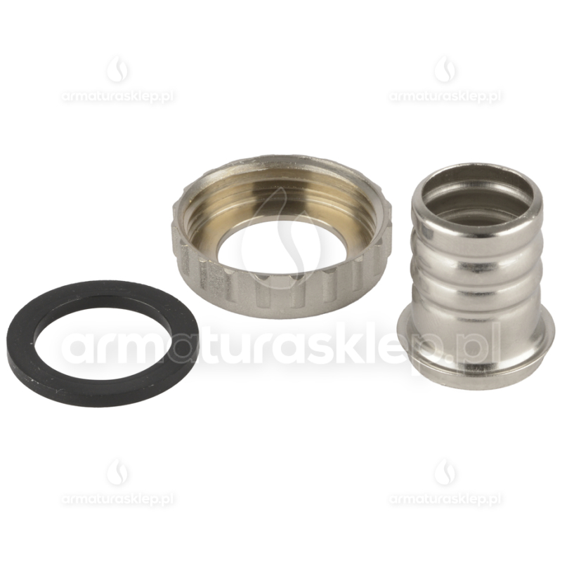KOŃCÓWKA zaworu kranu czerpalnego 3/4" (GW 1") spust wylewka na wąż 20mm