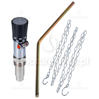 MIARKOWNIK ciągu powietrza REGULUS 3/4" regulator do kotła pieca RT4P