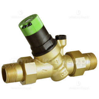 REDUKTOR CIŚNIENIA WODY skośny BRAUKMANN DN20 3/4" D05FS-3/4A ze śrubunkami