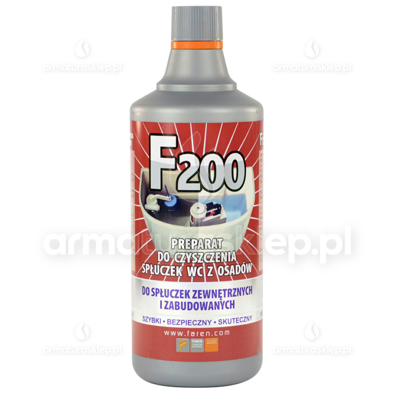 Środek F200 do czyszczenia spłuczek WC z osadów 1 l