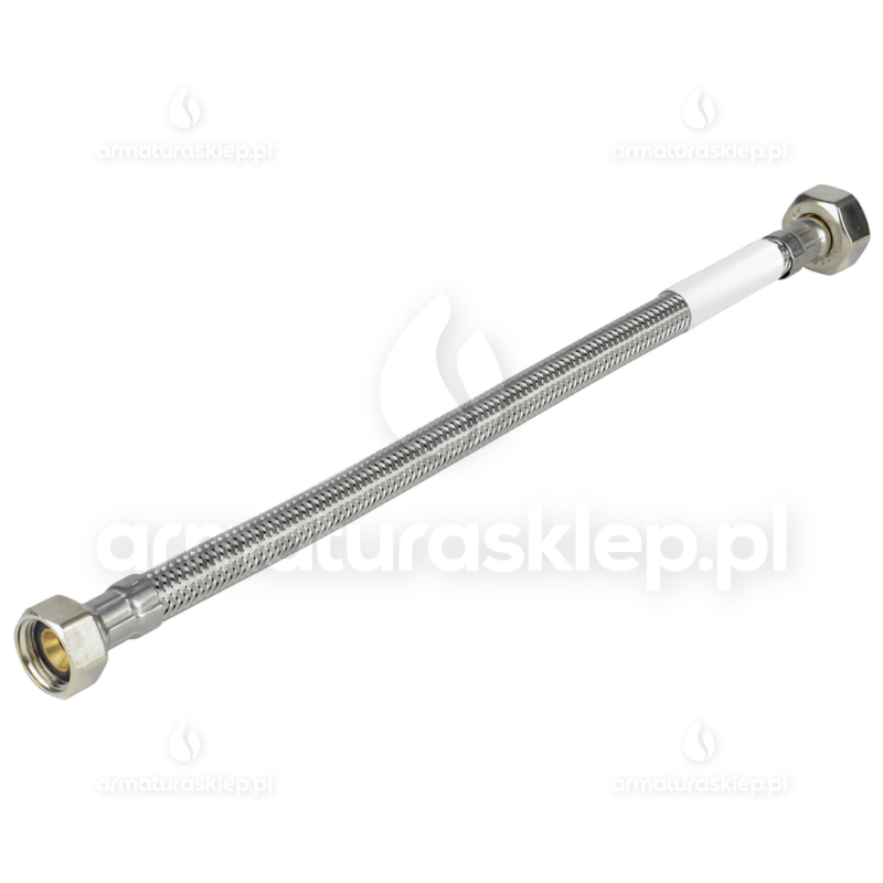 Wąż do wody w oplocie stalowym GW 3/4 x 1/2 40 cm