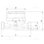 WODOMIERZ do zimnej wody 1/2" 1,6 m3/h, JS1.6-02 ENBRA ER-AM POLSKA 2025
