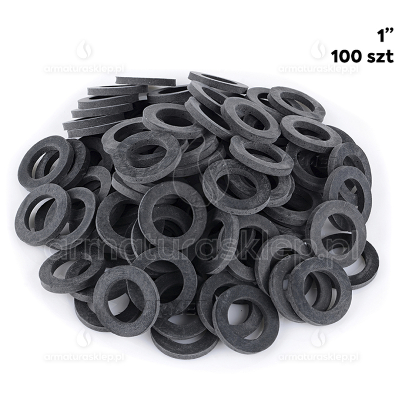 100x USZCZELKA węża wężyka gumowa 1" hydrauliczna