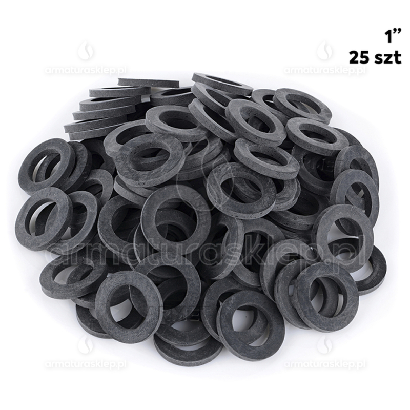 25x USZCZELKA węża wężyka gumowa 1" hydrauliczna