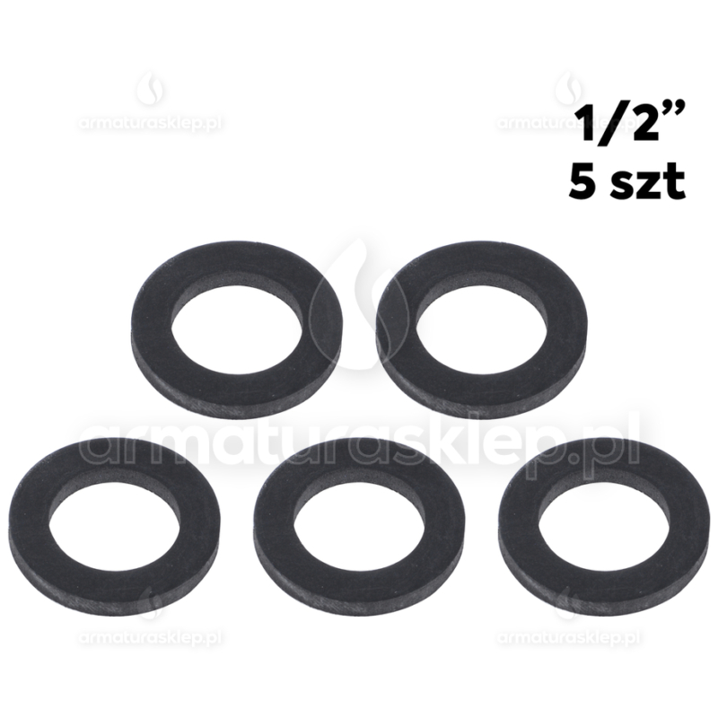 5x USZCZELKA węża wężyka gumowa 1/2" hydrauliczna
