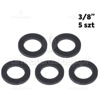 5x USZCZELKA węża wężyka gumowa 3/8" hydrauliczna