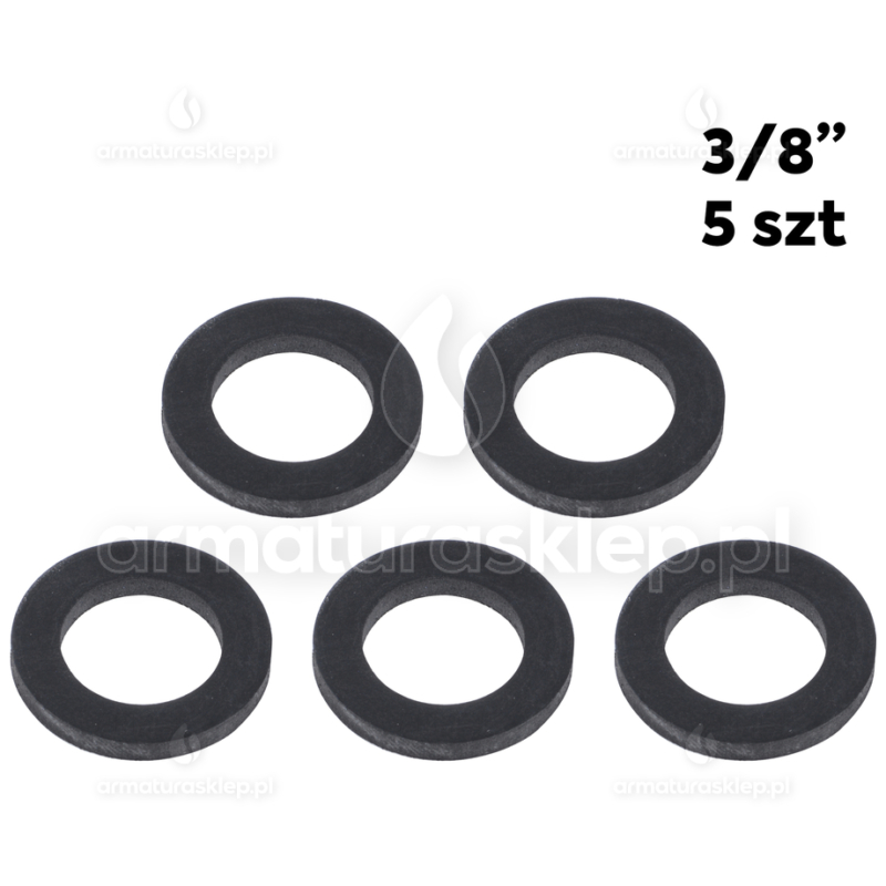 5x USZCZELKA węża wężyka gumowa 3/8" hydrauliczna