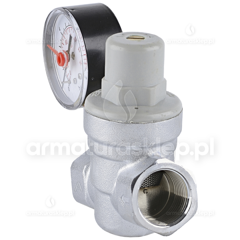 REDUKTOR CIŚNIENIA WODY DN20 3/4" z manometrem 10 bar