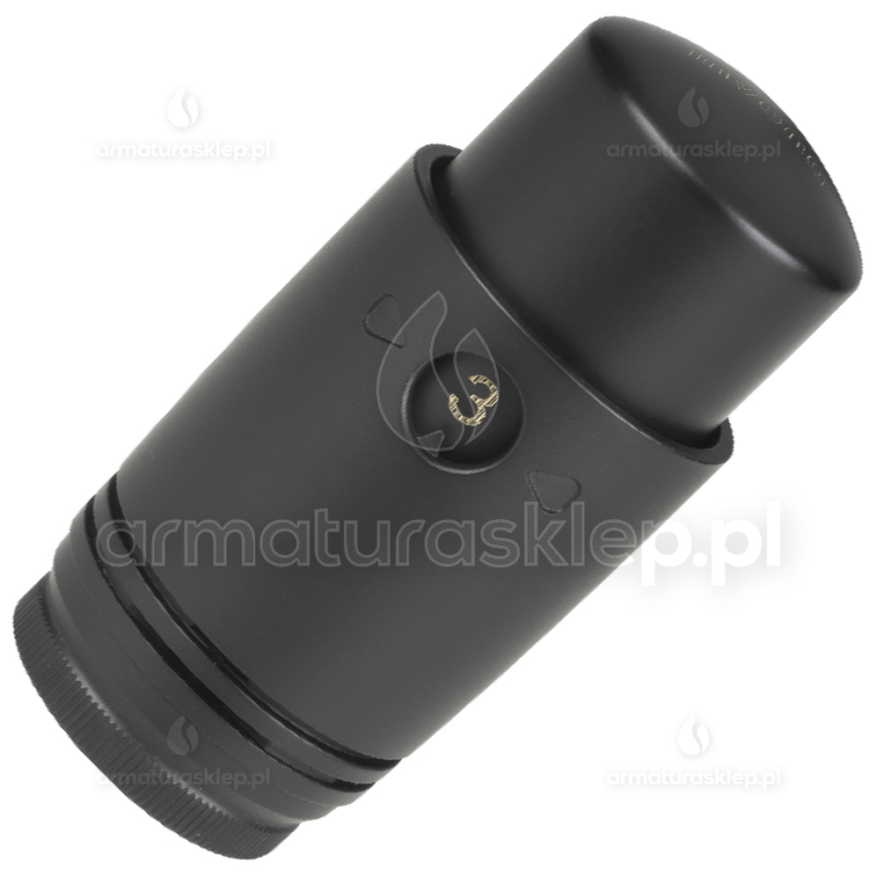 Głowica termostatyczna Invena PROV M30x1,5 CZARNA MATOWA
