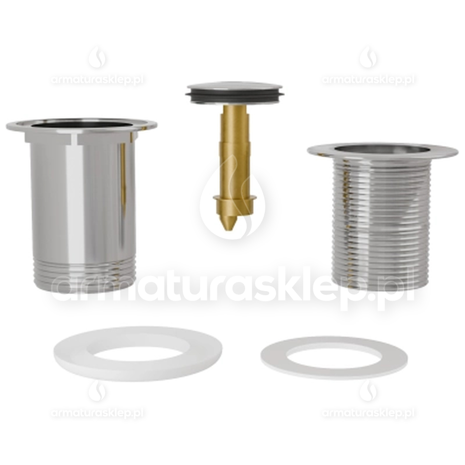 KOREK Spust umywalki klik-klak bez przelewu GL2195