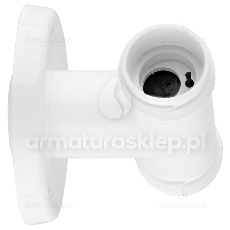 SYFON pralki/zmywarki i suszarki natynkowy nadtynkowy biały 32 mm