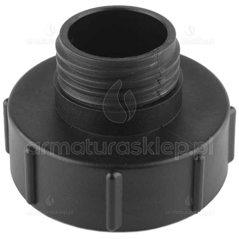 ZAWÓR do mauzera KRAN podwójny 1/2" x 3/4" x 3/4" na gwint 10 cm mauzer 1000L IBC MAUSER