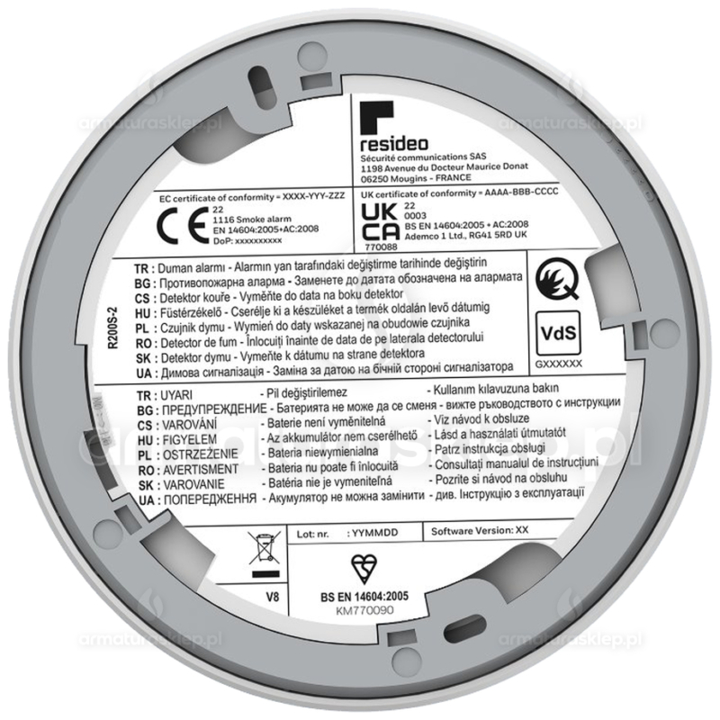 Czujnik dymu HONEYWELL R200S