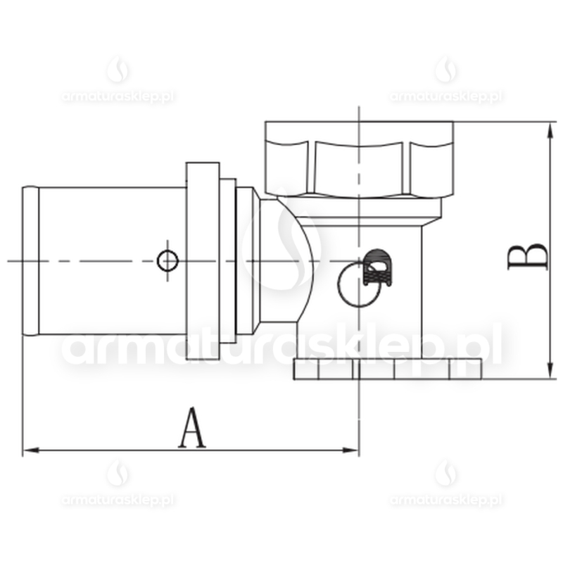 KOLANO PEX zaprasowywane z łapami GW 20 x 1/2