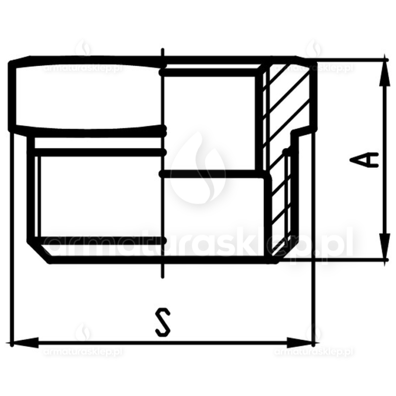 REDUKCJA żeliwna ocynkowana 1 x 3/4 GZ/GW OCYNK