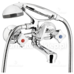 Bateria STANDARD wannowa ścienna 145 mm