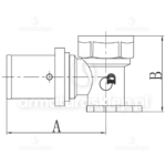 KOLANO PEX zaprasowywane z wieszakiem GW 16 x 1/2