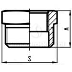 REDUKCJA żeliwna czarna 2 x 5/4 GZ/GW