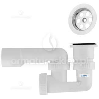 SYFON brodzika fi 50 brodzikowy sitko metalowe SYF006