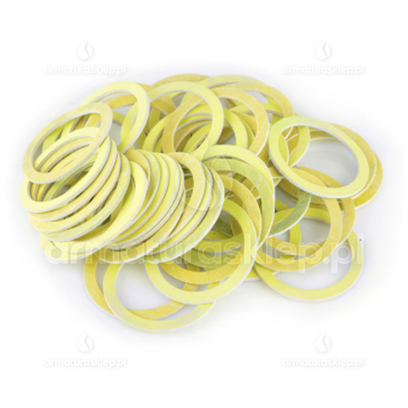 USZCZELKA grzejnika aluminiowego korka/nypla fibrowa 1" płaska EKO