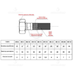Wąż do baterii w oplocie stalowym 3/8 x M10 100 cm