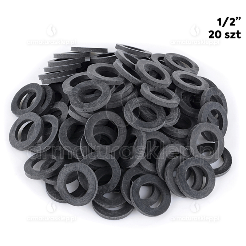 20x USZCZELKA węża wężyka gumowa 1/2" hydrauliczna