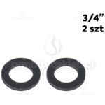 2x USZCZELKA węża wężyka gumowa 3/4" hydrauliczna