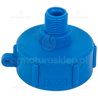 ZŁĄCZE PRZEJŚCIE adapter do mauzera S60x6 GW x 1/2" GZ IBC NAKRĘTKA REDUKCJA