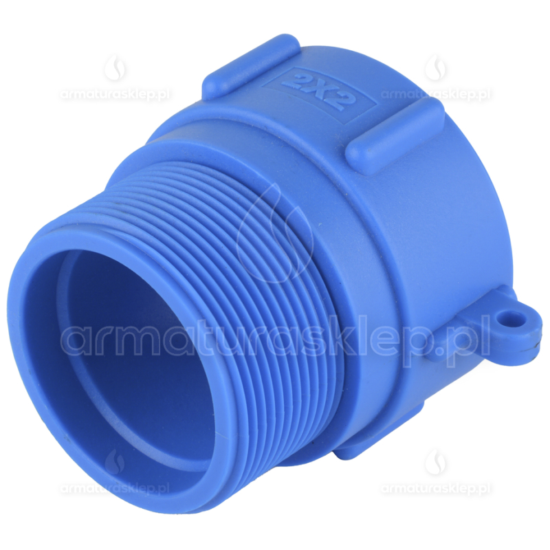 ZŁĄCZE PRZEJŚCIE adapter do mauzera S60x6 GW x 2" GZ IBC NAKRĘTKA REDUKCJA