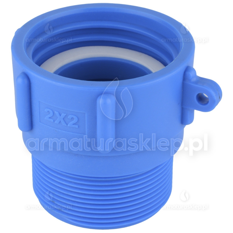 ZŁĄCZE PRZEJŚCIE adapter do mauzera S60x6 GW x 2" GZ IBC NAKRĘTKA REDUKCJA