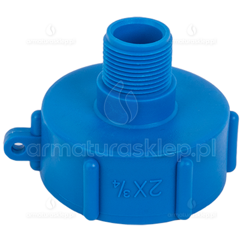 ZŁĄCZE PRZEJŚCIE adapter do mauzera S60x6 GW x 3/4" GZ IBC NAKRĘTKA REDUKCJA