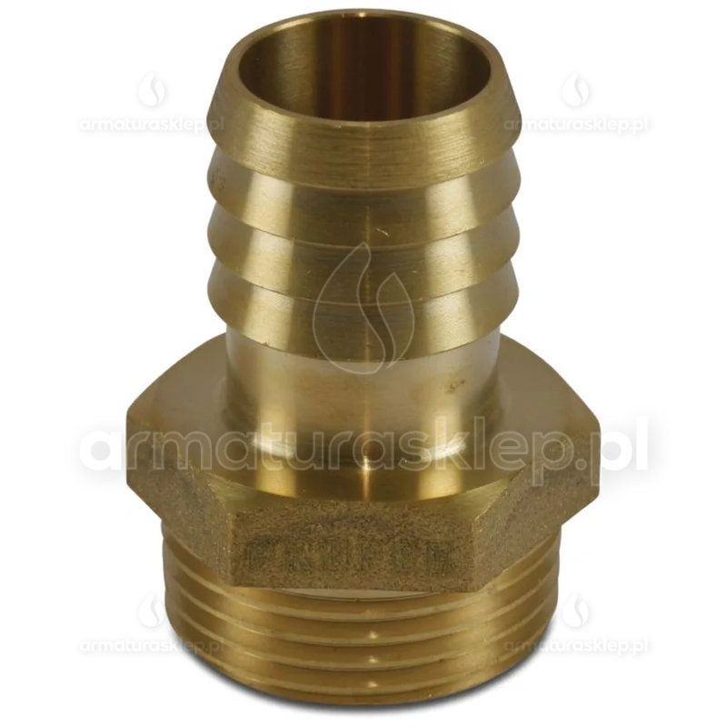 ZŁĄCZKA mosiężna na węża ogrodowego 25 mm x 1" GZ nypel tuleja