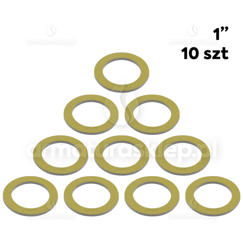 10x USZCZELKA węża temafast ECO 1" płaska żółta kryngielit