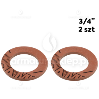 2x USZCZELKA węża gambit AF-200U 3/4" płaska WODA GAZ SOLAR