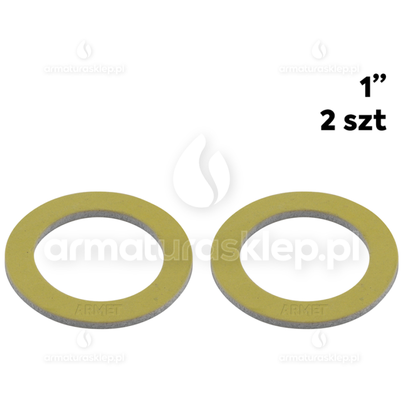 2x USZCZELKA węża temafast ECO 1" płaska żółta kryngielit