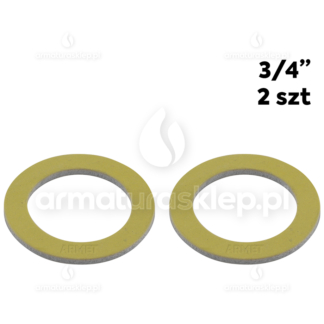 2x USZCZELKA węża temafast ECO 3/4" płaska żółta kryngielit