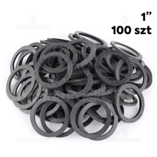 100x USZCZELKA wodomierza gumowa 1" płaska guma