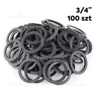 100x USZCZELKA wodomierza gumowa 3/4" płaska guma