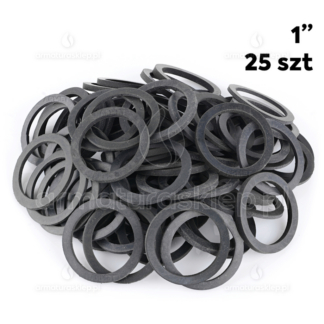 25x USZCZELKA wodomierza gumowa 1" płaska guma