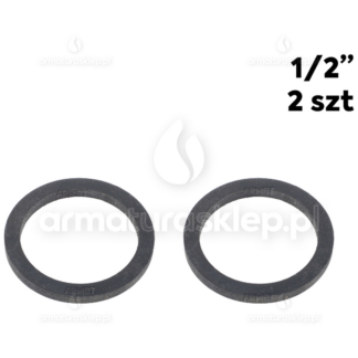 2x USZCZELKA wodomierza gumowa 1/2" płaska guma